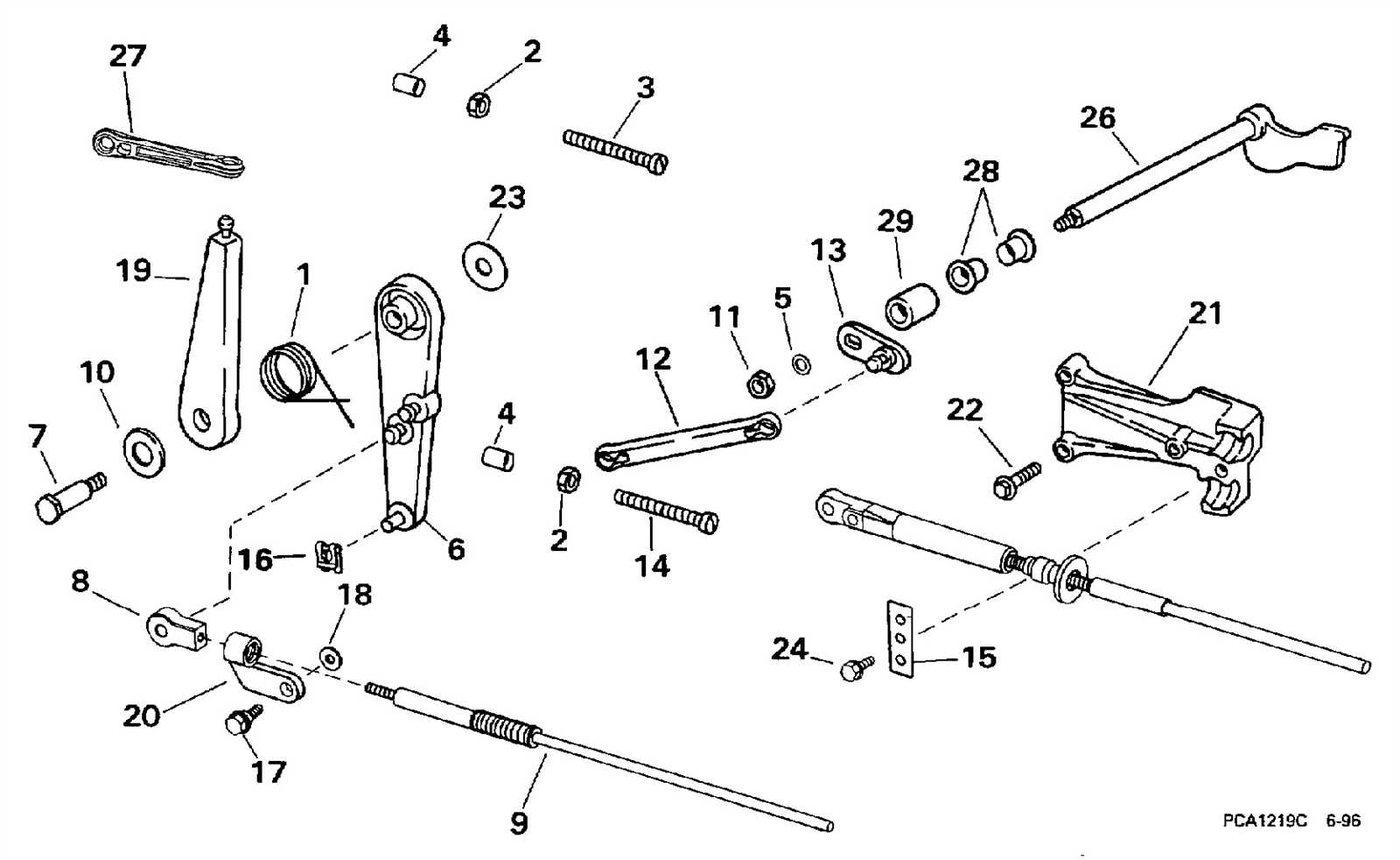 35 hp johnson outboard parts diagram