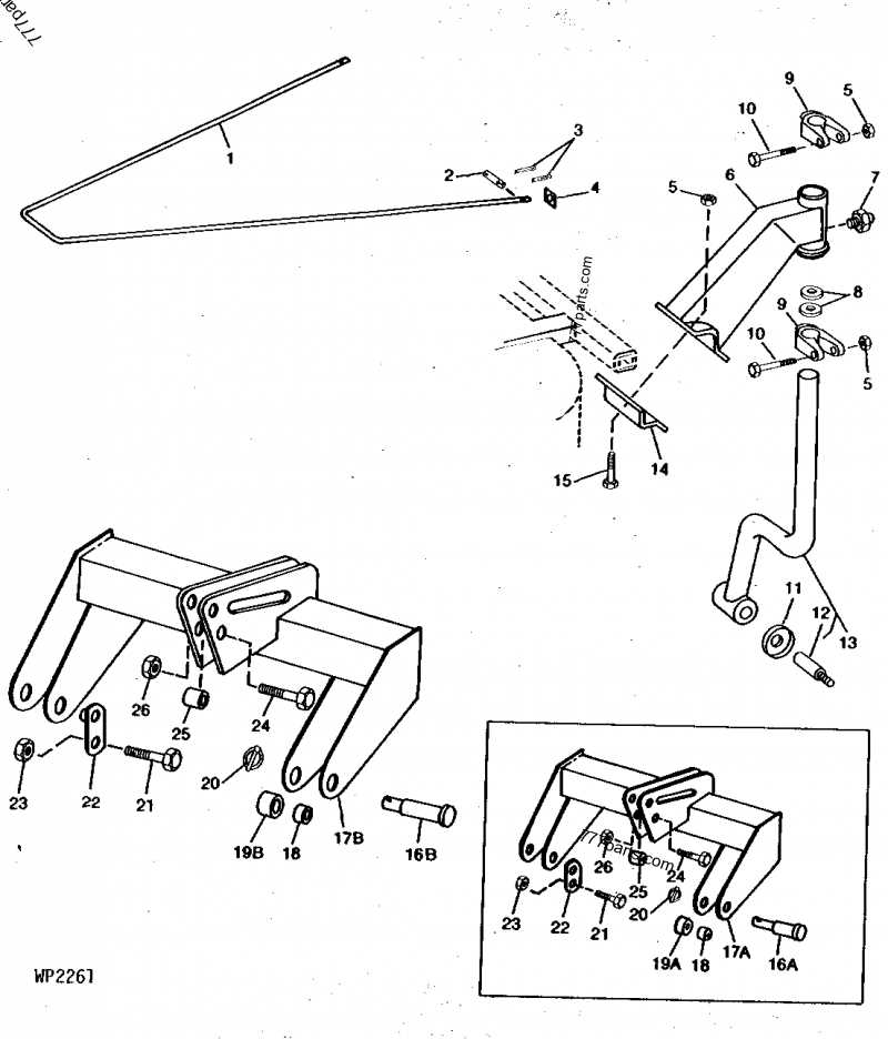 john deere mower parts diagram