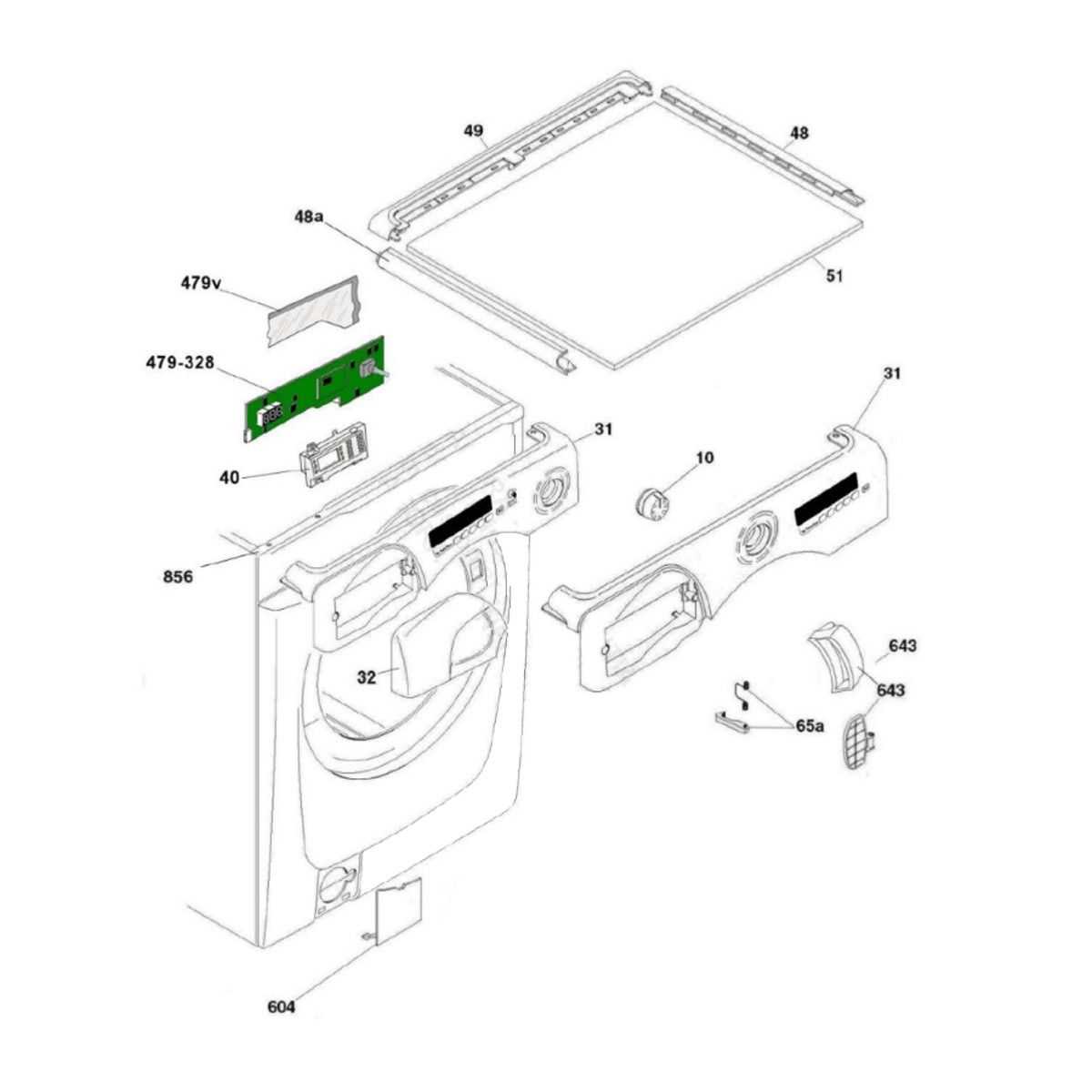 electrolux dryer parts diagram