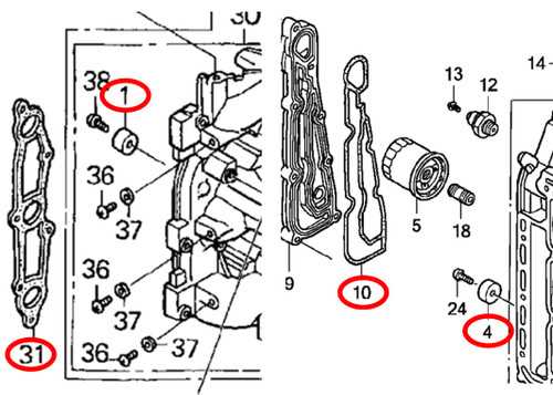honda bf40 parts diagram