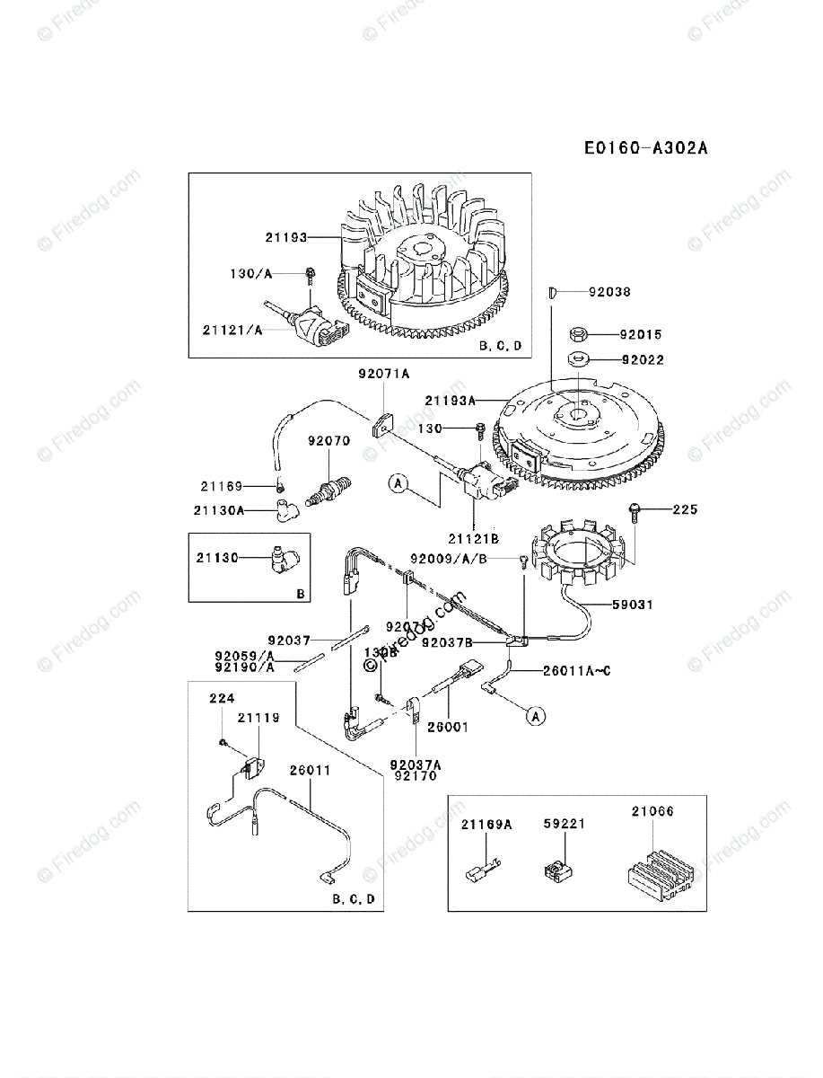 4 stroke engine parts diagram